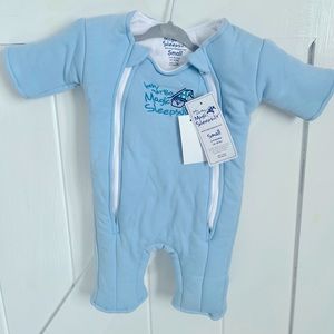 3-6 Months Blue Baby Merlin's Magic Sleepsuit